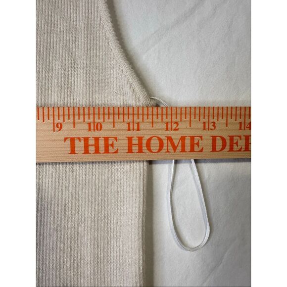 Ralph Lauren Purple Label Ivory Cashmere Linen Silk Knit Dress Size M, NWT - Picture 8 of 9